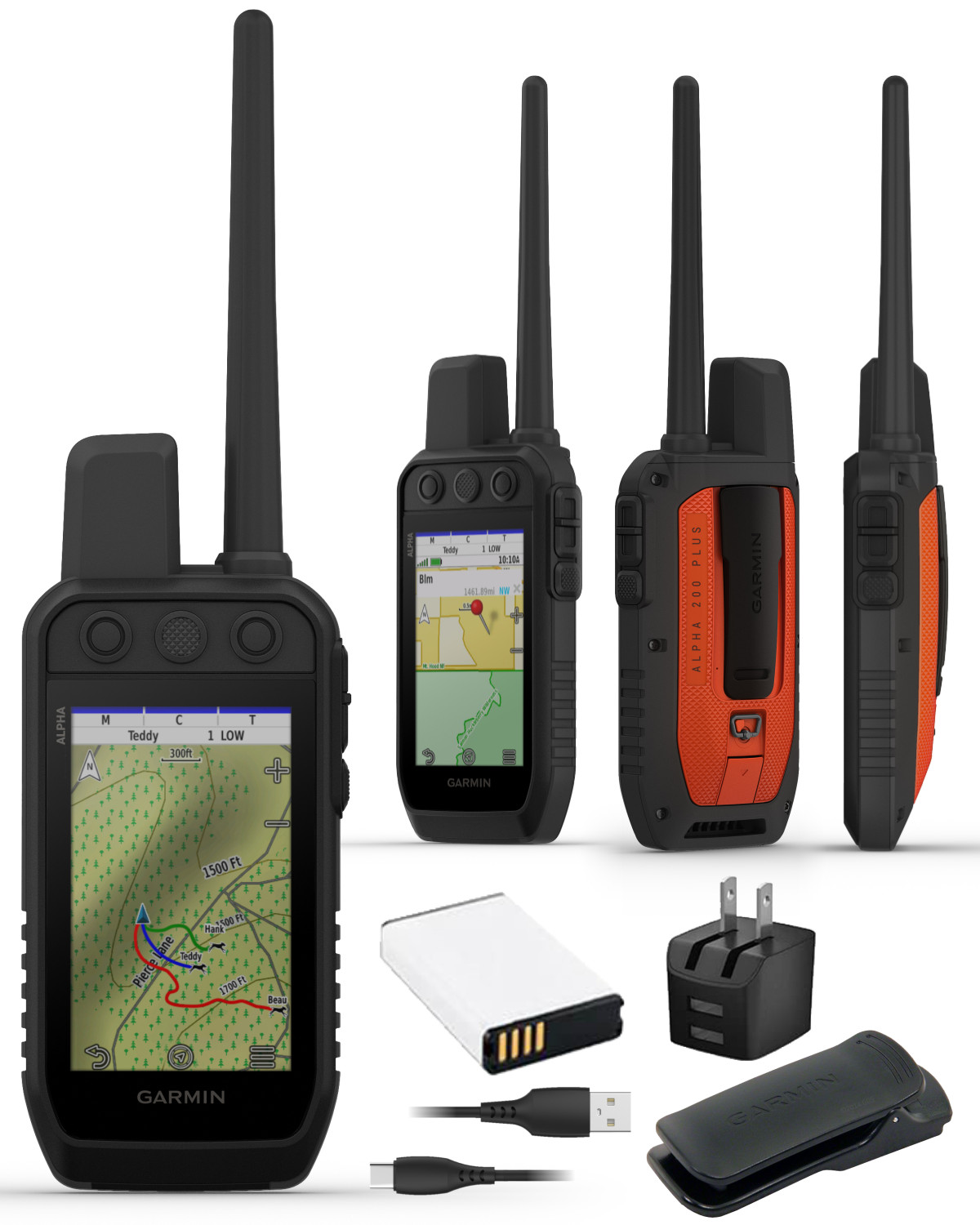 Garmin Alpha 200 Plus Dog Tracking and Training Handheld GPS 3.5" Touchscreen