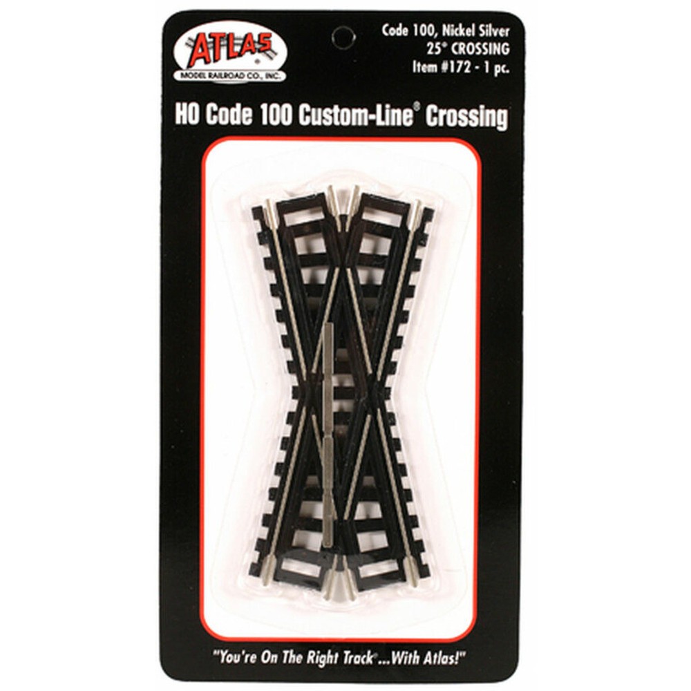 Atlas Trains 172 Ho Code 100 25 Degree Custom Crossing