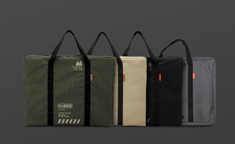 Cargo Container / Twin Trash Box / Foldable / Camping / Black / Express