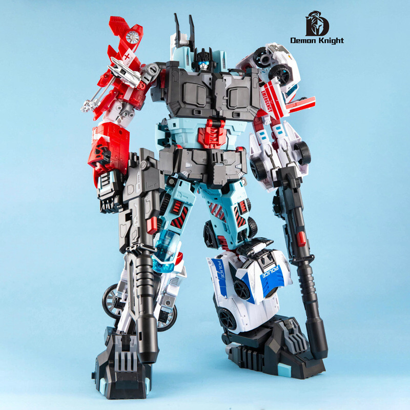 Demon Knight Defensor Combiner Wars Oversized 45cm A+B Set Figures DK01-05 NEW！