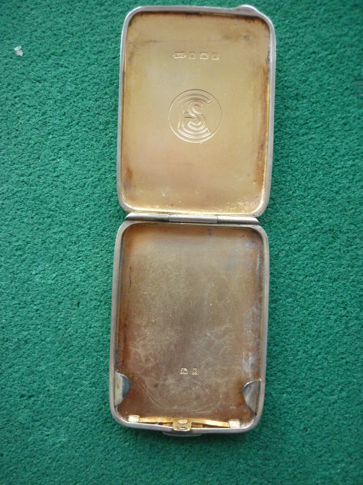 Vintage Solid Sterling Silver Notepad holder/Match Book Holder.