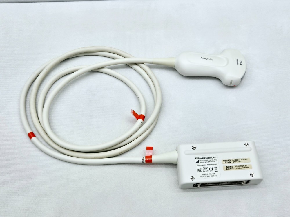 Philips C5-1 Curved Array Transducer - Working - Cord Damage