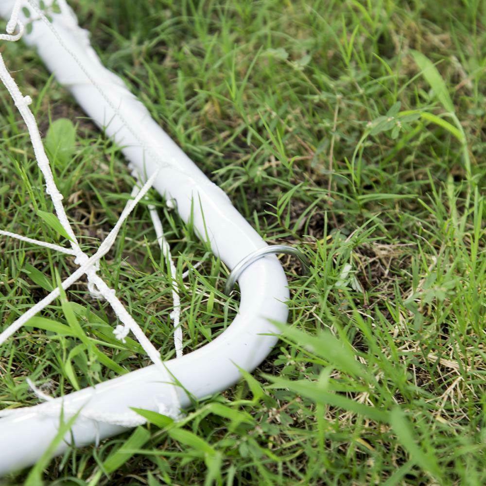 12 x 6 Portable Soccer Goal Net Steel Post Frame Backyard Football Training Set