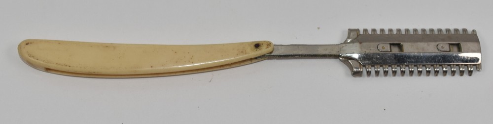 Vintage Durham Duplex Straight Folding Shaving Razor