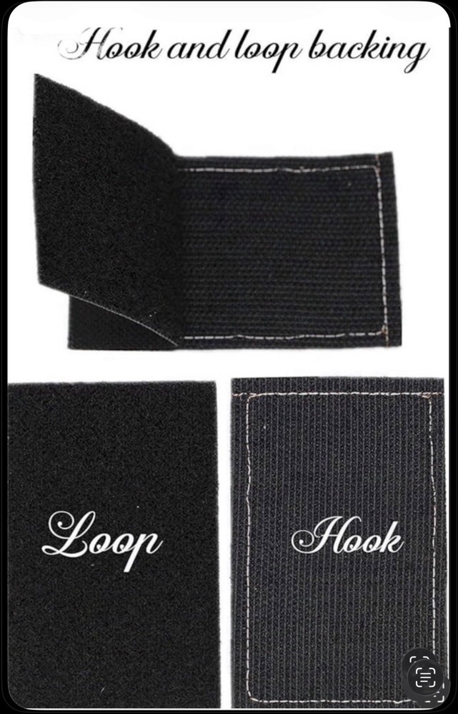 WOLF 2x4 Embroidered Morale Patch Hook Backing Brand New