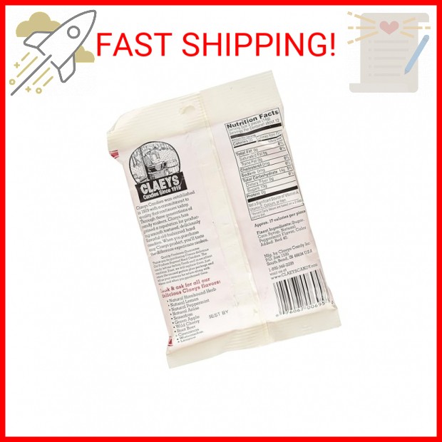 Claey's, Old Fashioned Hard Candy Peppermint, 6 Ounce Bag