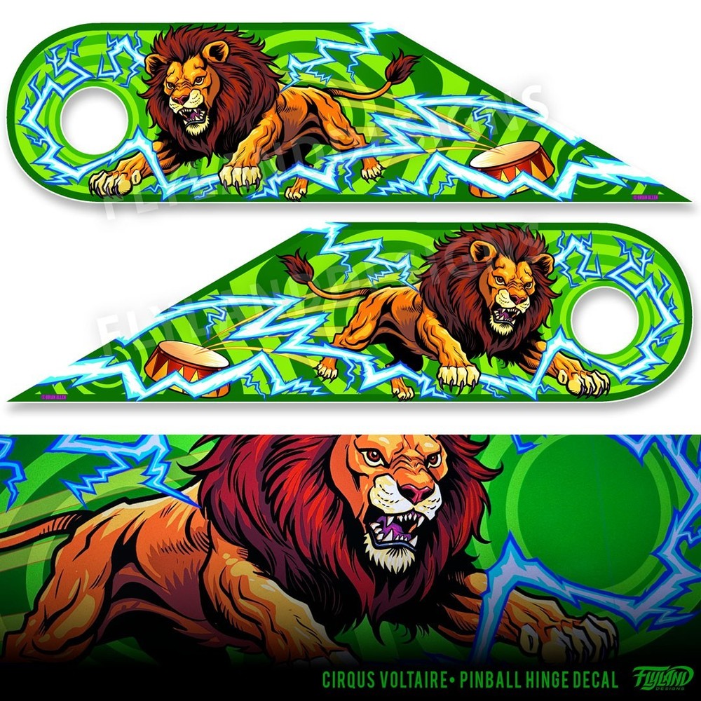 Cirqus Voltaire Hinge Decal Set