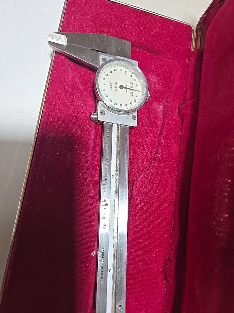 Summit Precision Dial Caliper Stainless Hardened 0-4"