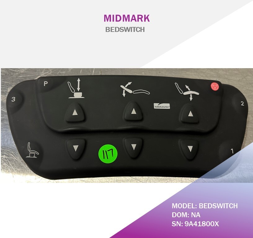 Midmark Bedswitch Foot Control Remote