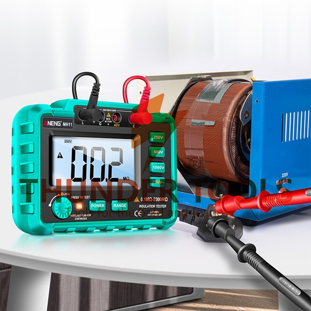 Thunder Tools ANENG MH11 Megohmmeter Digital 500V High Voltage Electronic