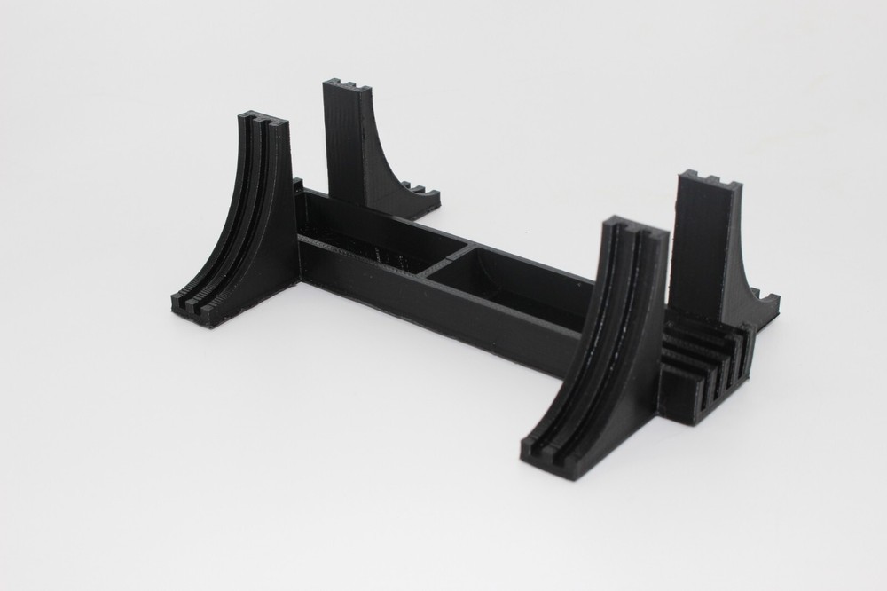 Black PS2 Slim 3D Printed Vertical Stand PlayStation 2