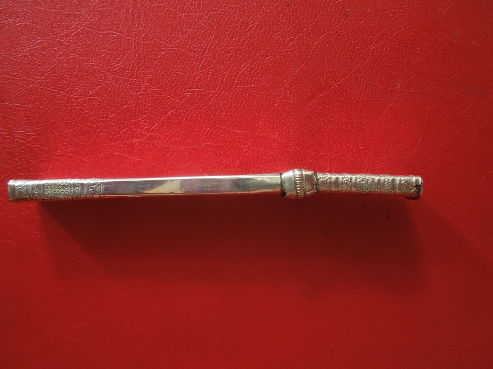 J6390 ANTIQUE DUTCH 833 SILVER Needle Case See Description