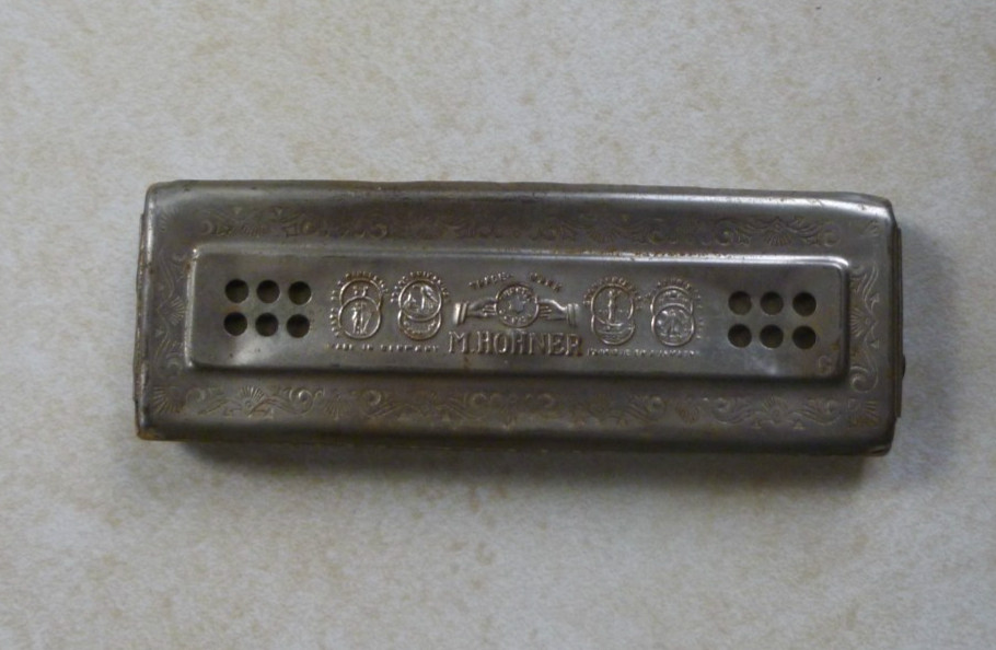 Harmonica ECHO M HOHNER GERMANY (H) BIIG SIZE WITH TWO ROW FROM EACH SIDE