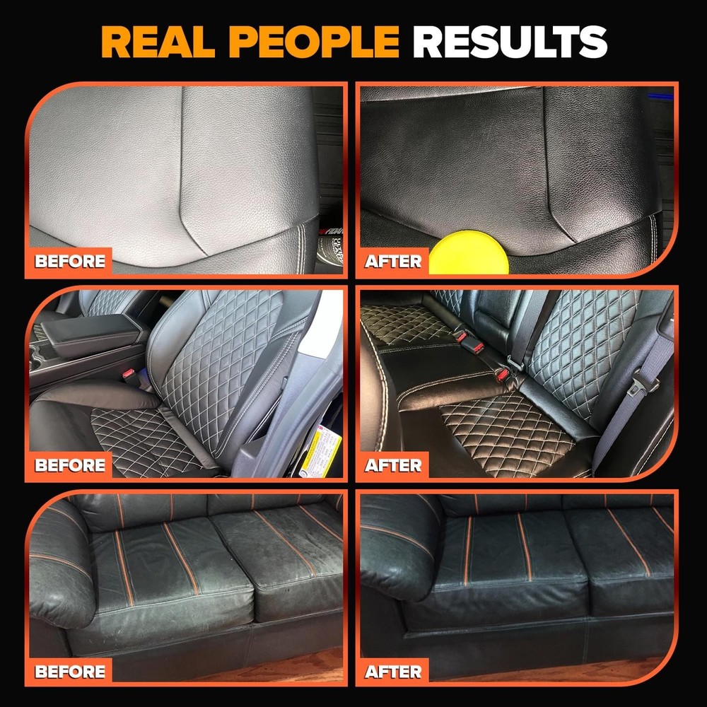 Leather Couch Conditioner & Restorer - Full Leather Restore & Conditioning Ki...