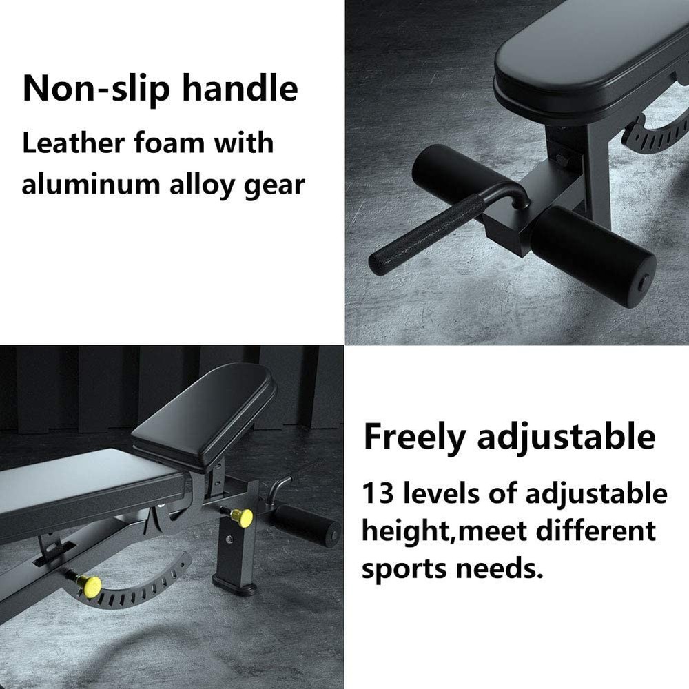 Adjustable Foldable Weight Bench for Full Body Strength Training at Home