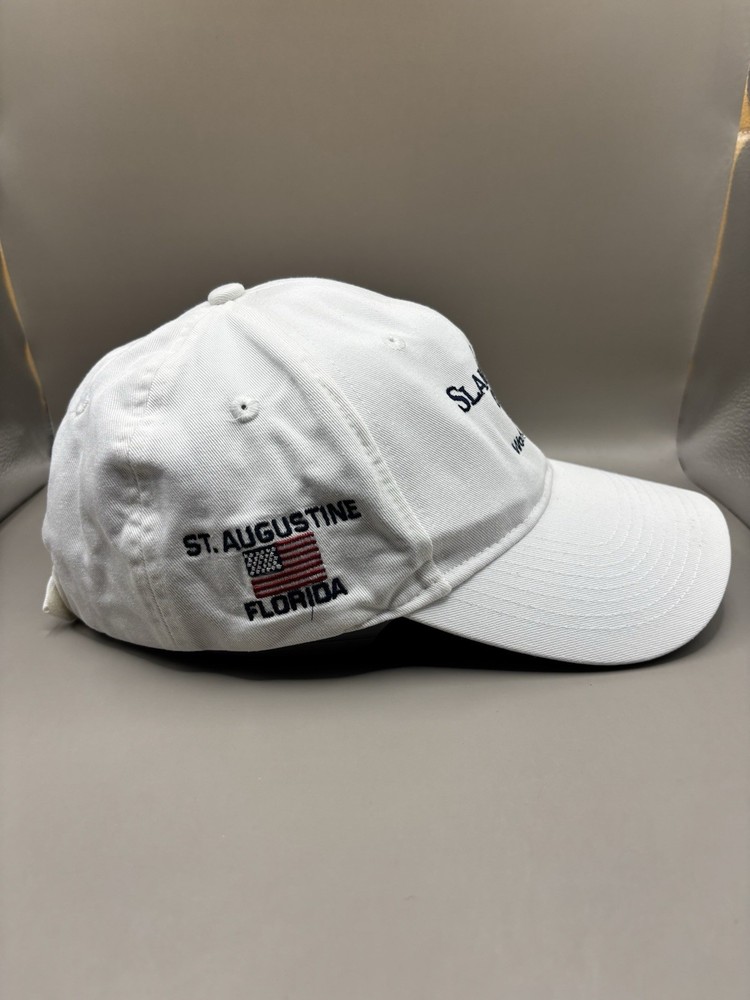 Slammer Squire Golf Hat Cap Strapback White St Augustine Outdoor