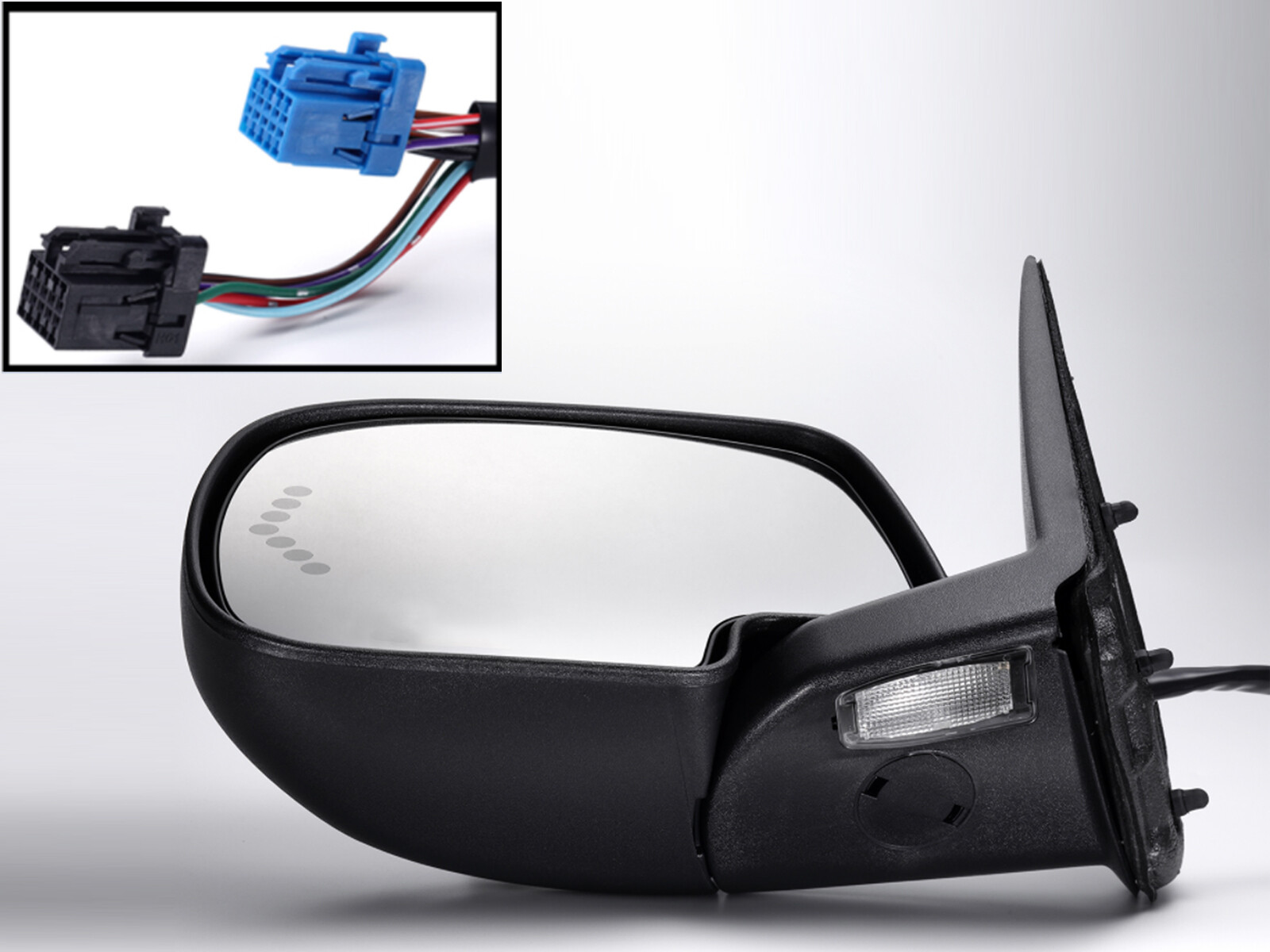 For 2003 - 2007 GM Pickup Truck Mirror Power Folding Signal Puddle Driver Side