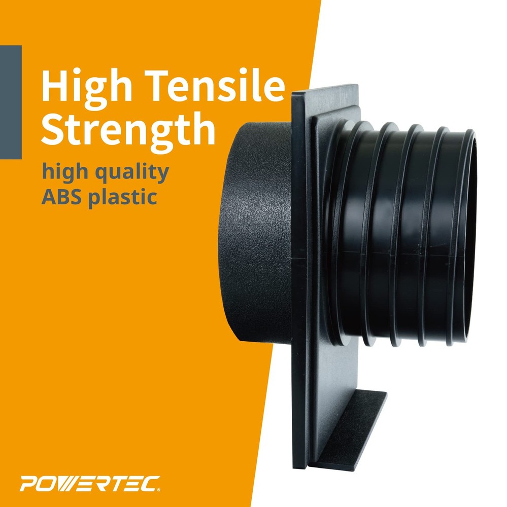 70287 4 Inch Blast Gate Dust Collection Quick Change Threaded/Non-Threaded En...