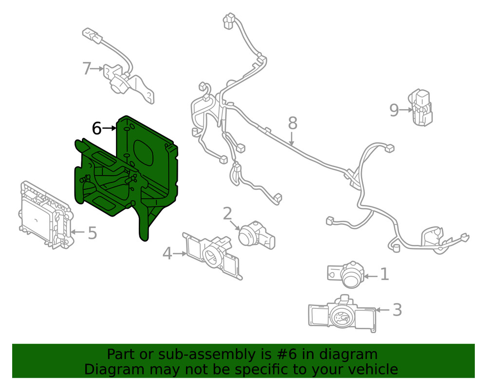 Genuine Mitsubishi Mount Bracket 8639A329