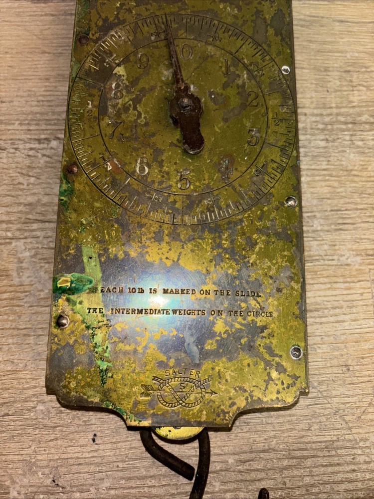 Class 2 Salters Improved Circular Spring Balance Scales Vintage Kitchenware