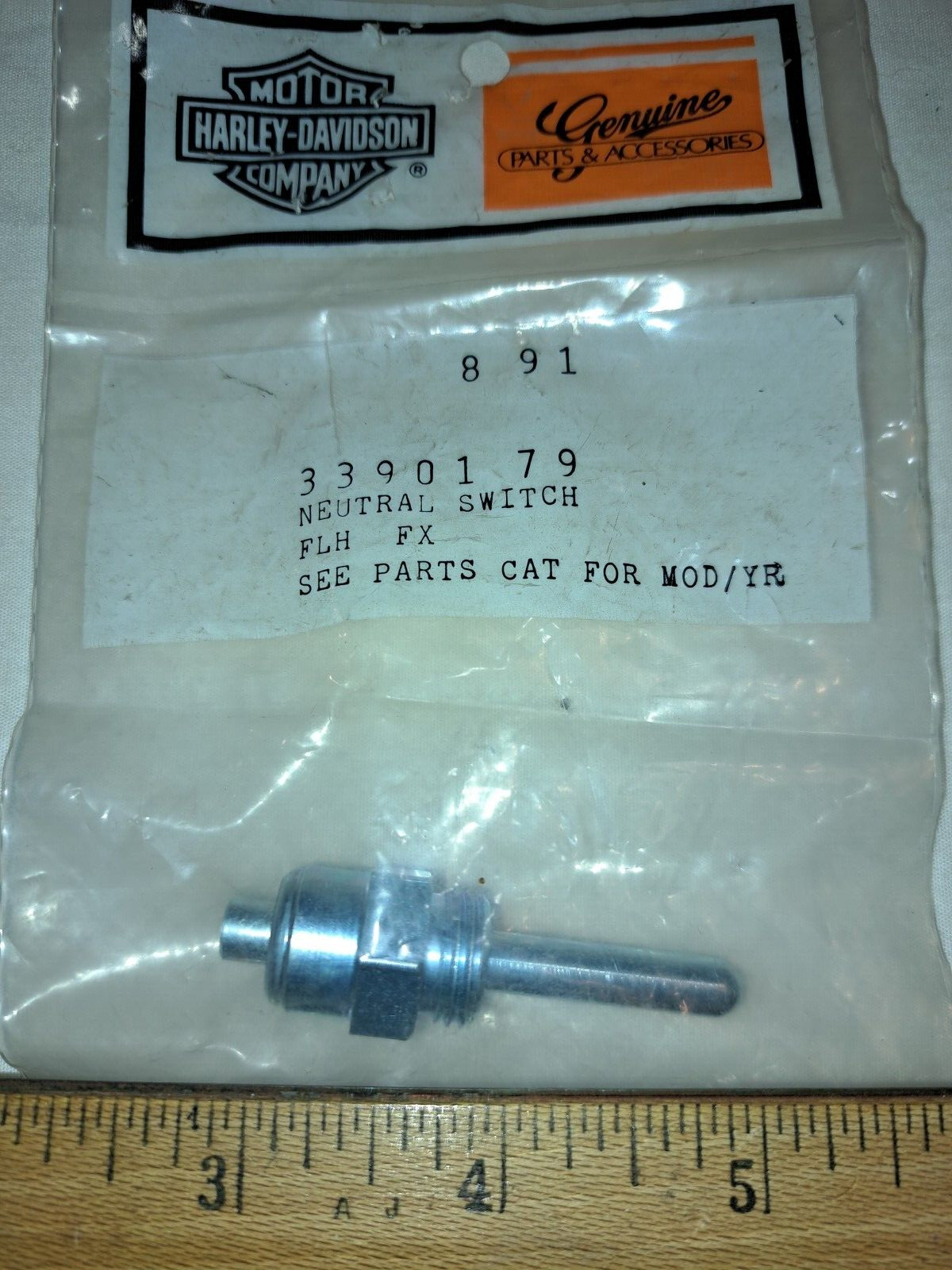 Made In USA NOS Genuine Harley-Davidson Neutral Switch #33901-79, FLH 79-84, FX