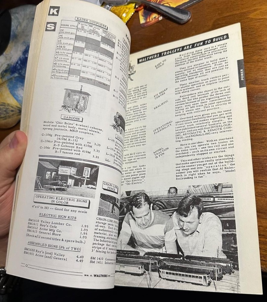 Walthers 1963 Edition Model Railroad Reference Book Catalog HO Scale