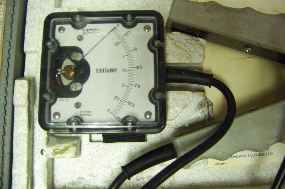 aemc clip on ac current leak detector