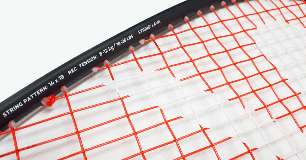 SALMING SQUASH RACKET CANNONE FEATHER (Black/Blue)