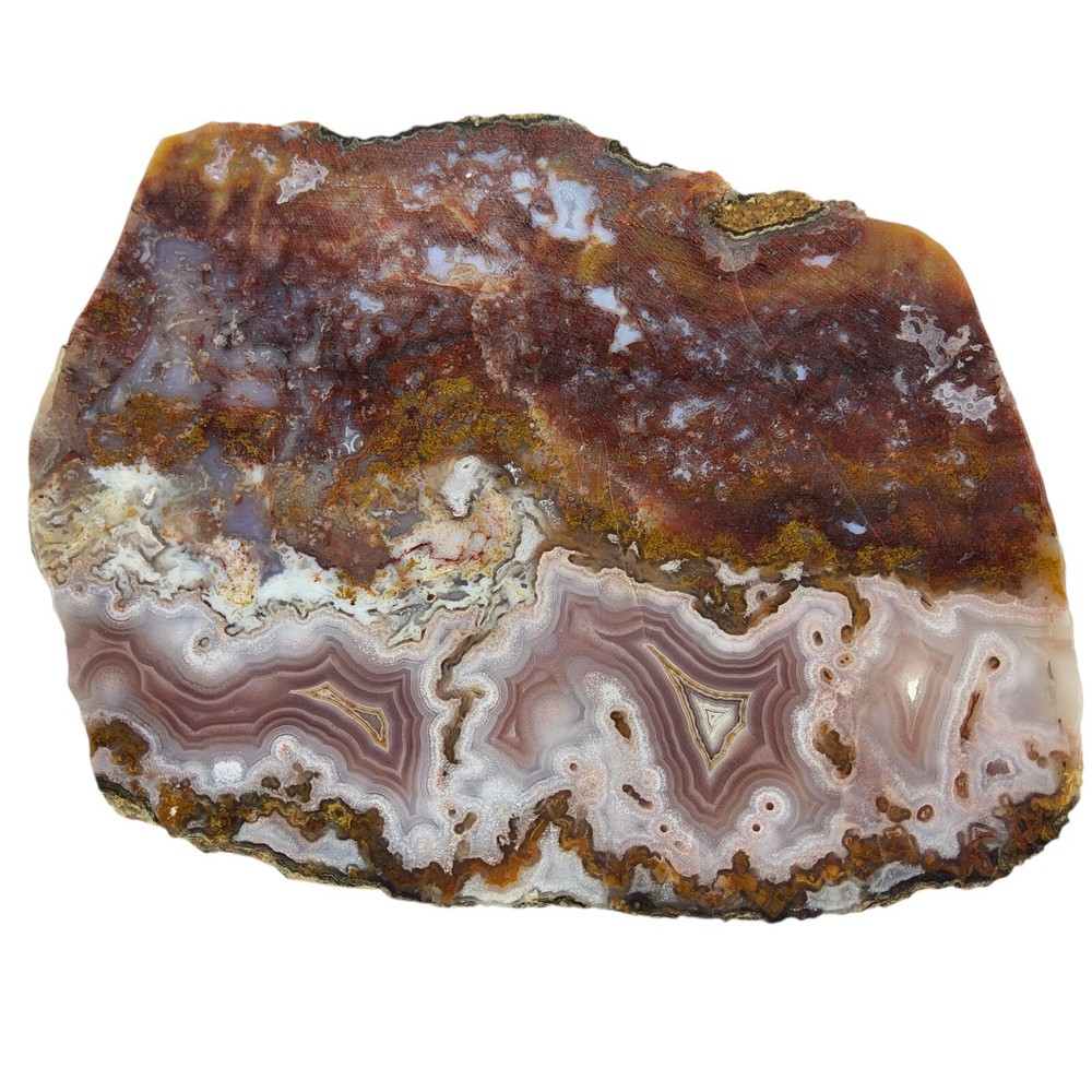 Moroccan Agate, slab, cabbing rough, lapidary, #R-6391
