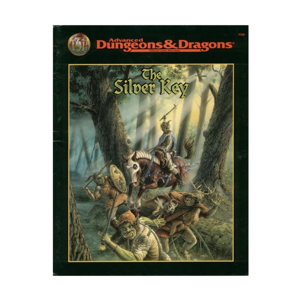 TSR AD&D 2nd Ed Silver Key VG+