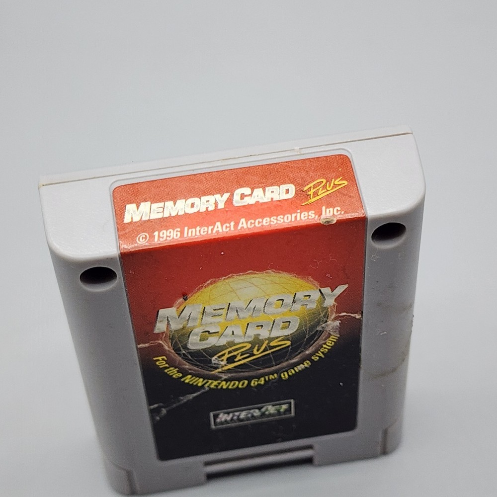 Memory Card Plus - N64 (Nintendo 64)  4x Memory Card - Tested