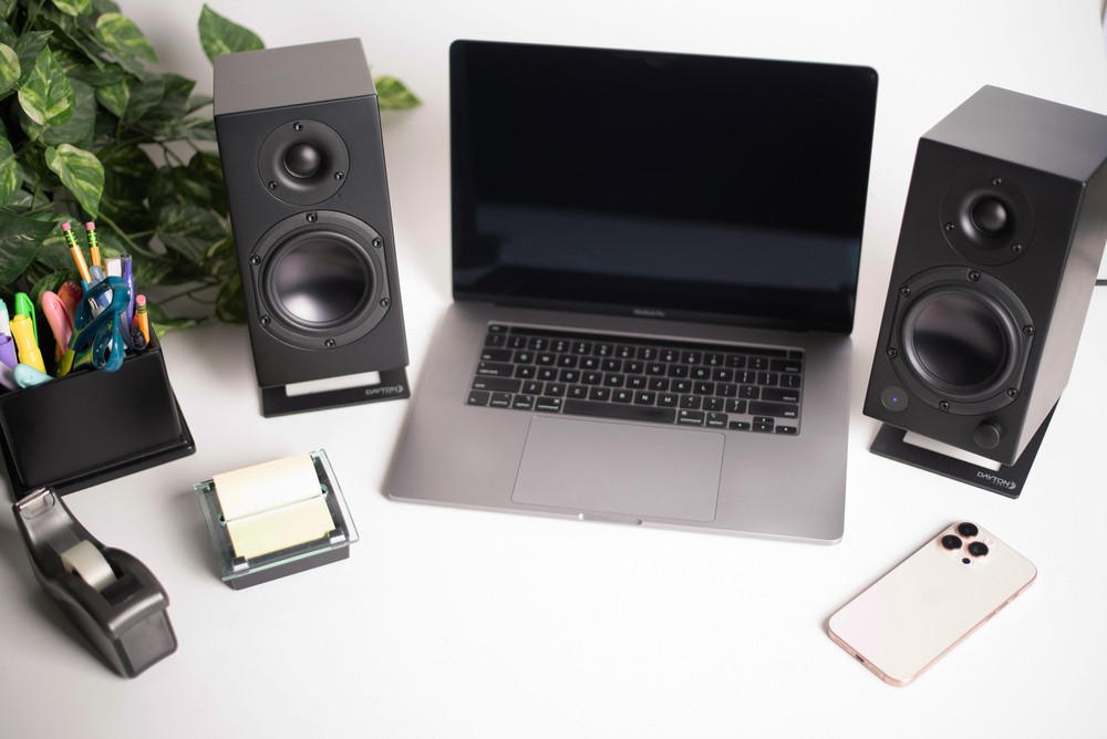 Dayton Audio DS4 Desktop Speaker Stands