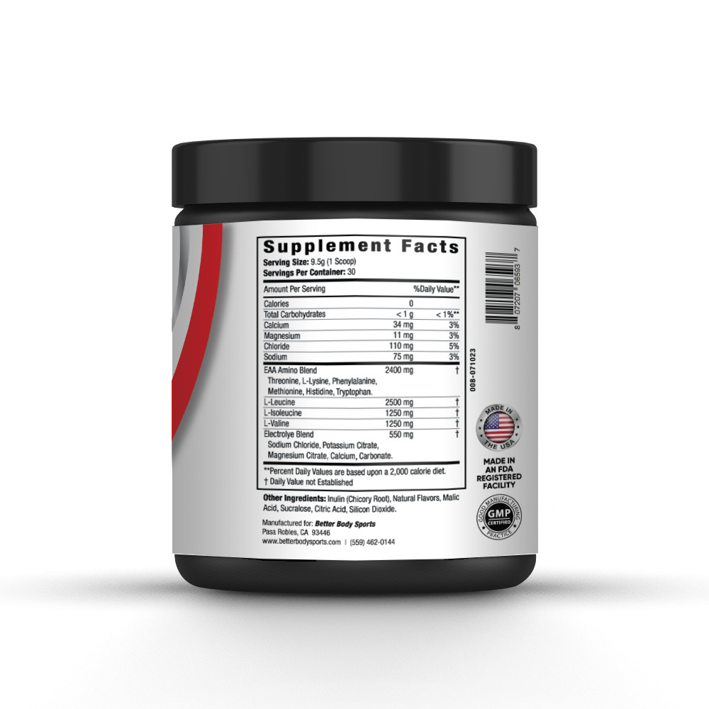 Bodyform – BCAA and EAA Supplement With Electrolytes (2 Pack) - 60 Servings