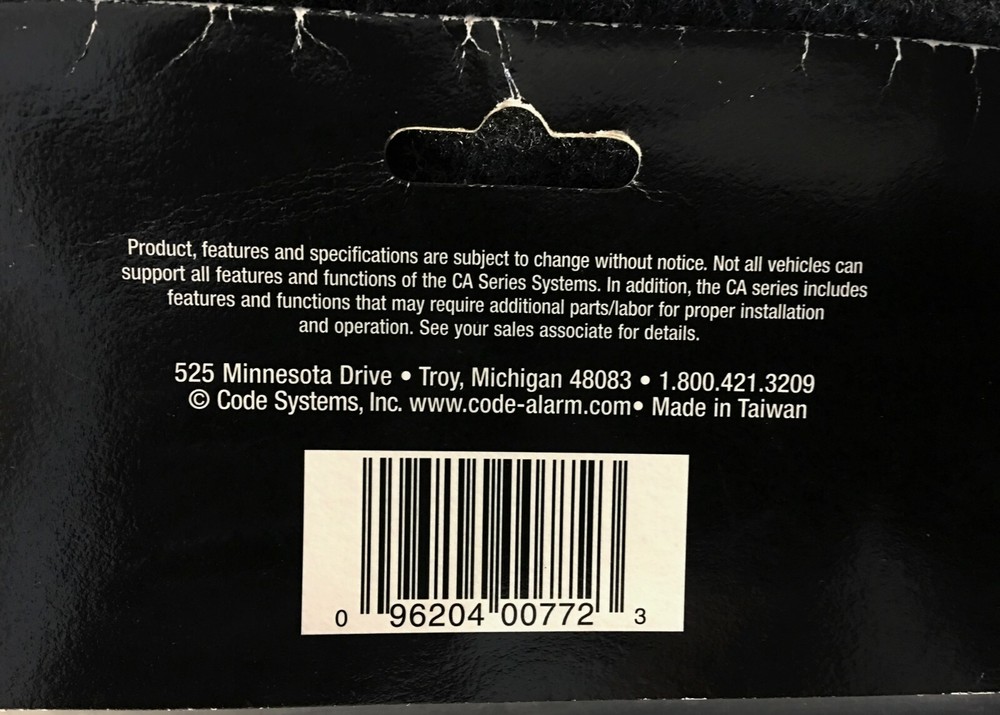 CODE ALARM WCM1 WINDOW CONTROL MODULE NEW