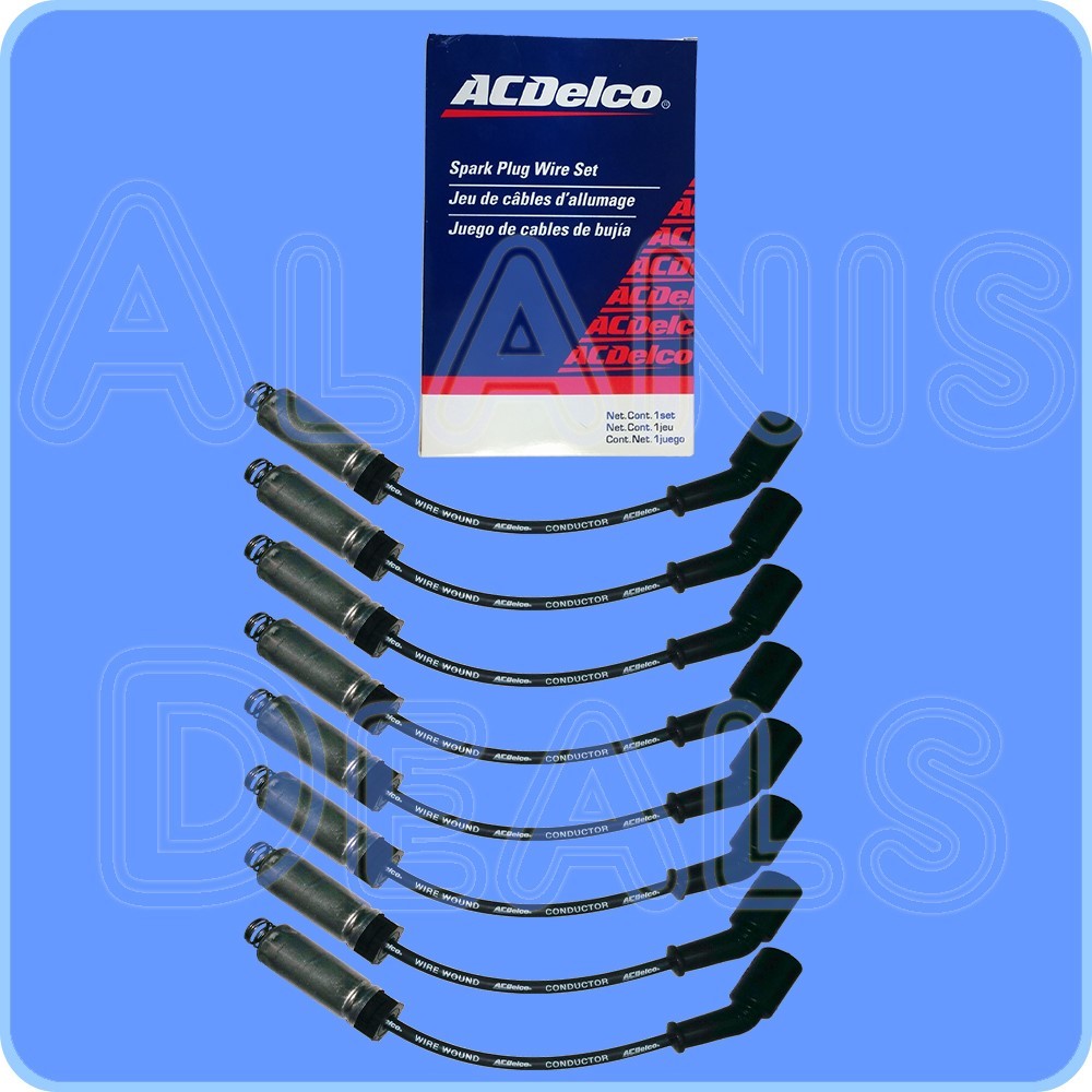 New ACDelco GM OE Spark Plug Wire Set + Heat Shields For LS1 LS2 LS6 LS7 LQ9
