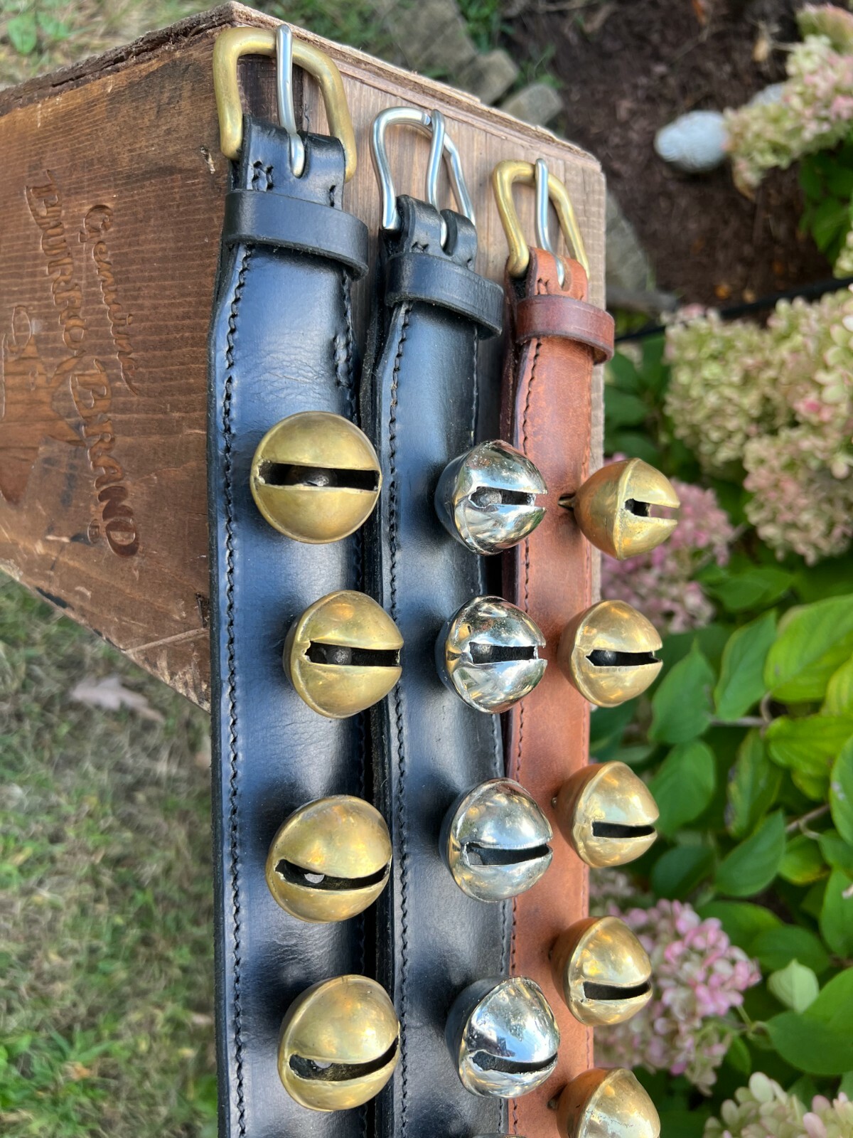 Leaders Leather Neck Bells for Equine of all Sizes, Sound Great!