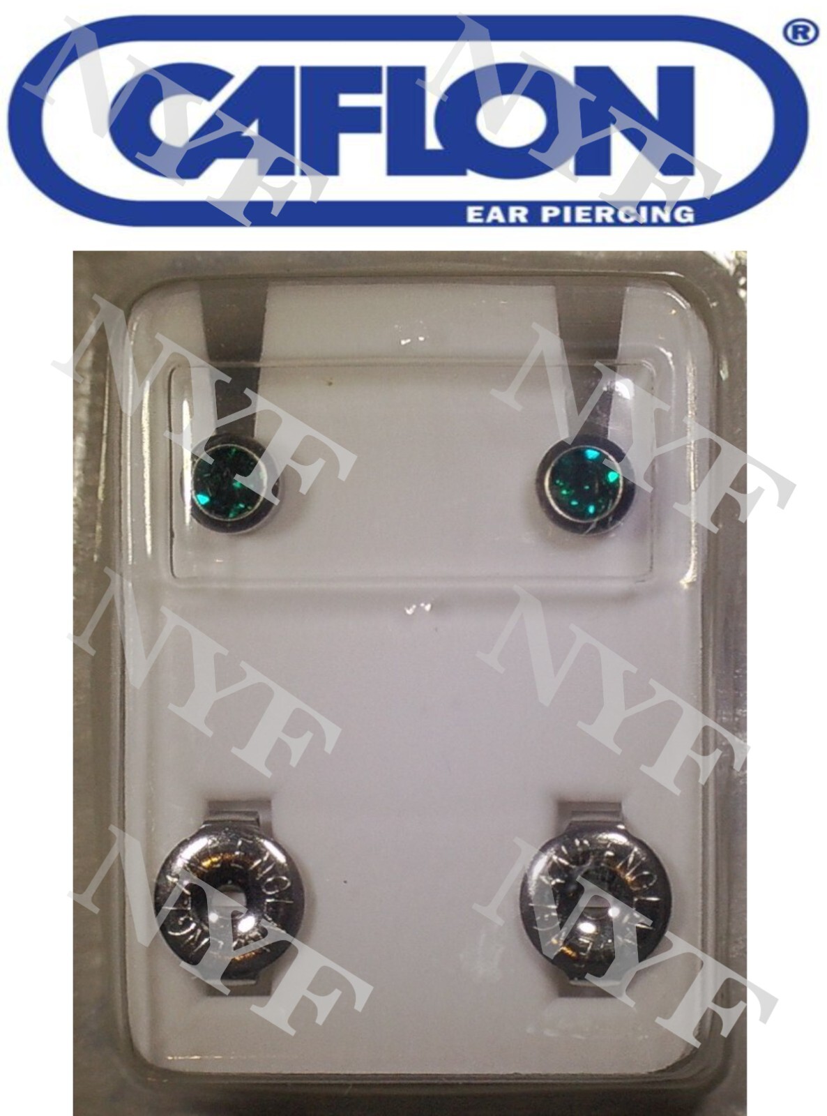 Ear Piercing Earring Studs 1 pr or 12 prs Caflon Studex Sterile Surgical Steel