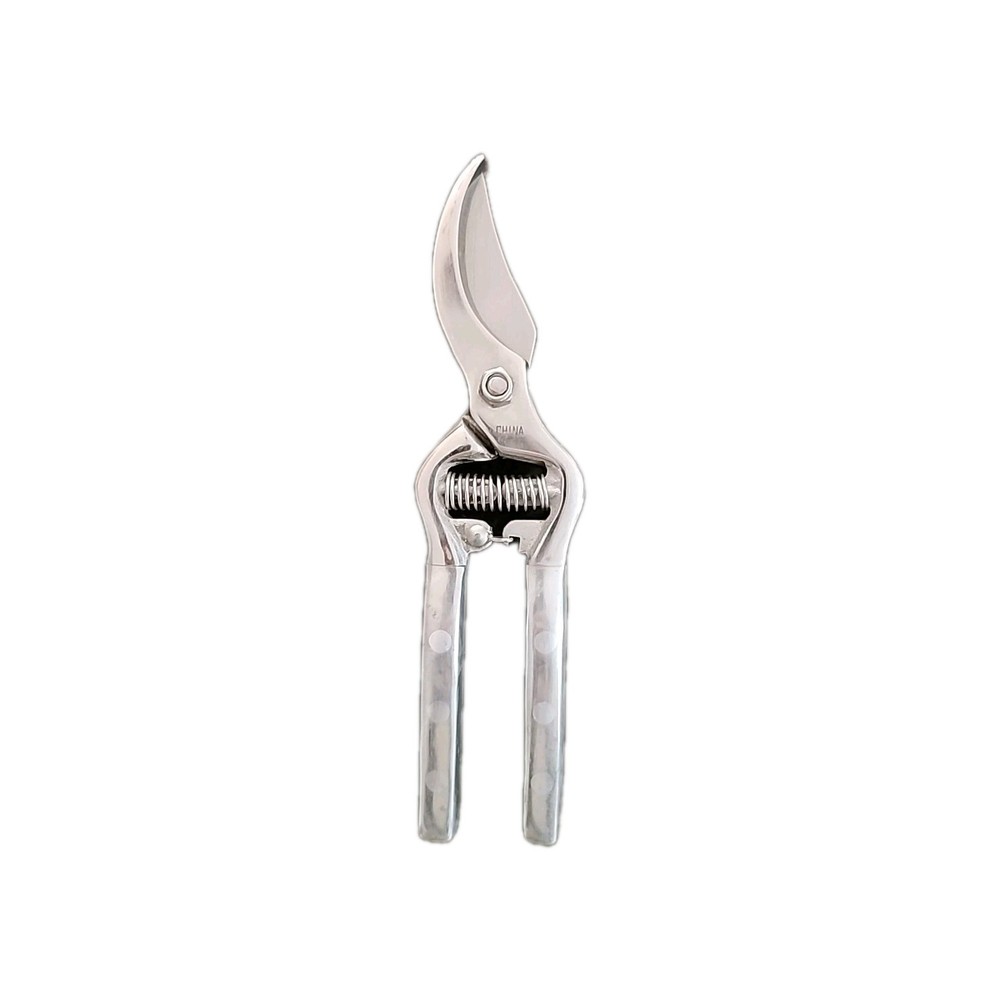 Solid Stainless Steel Hand Pruners Very Sharp, Excellent Condition 8" Long