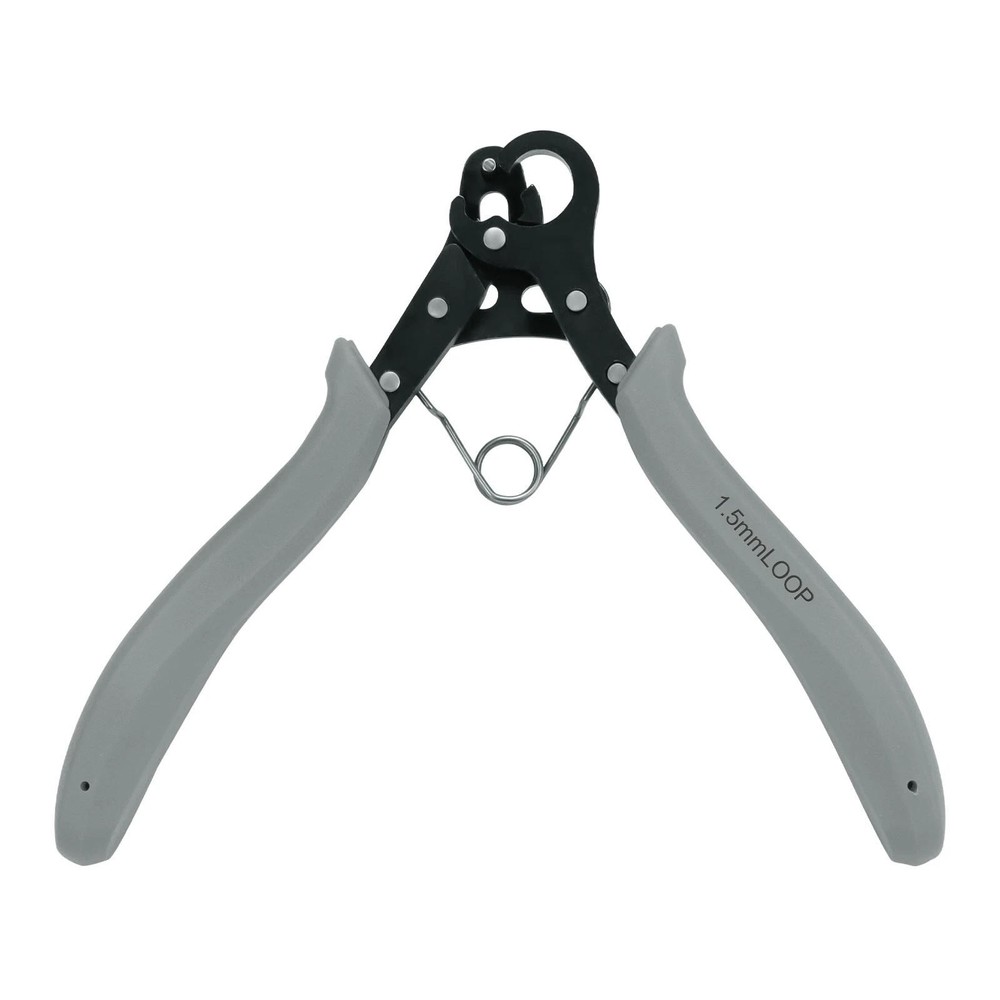 One Step Multi-Function Wire Looping Plier for 18–26 Gauge Carbon Steel Gery