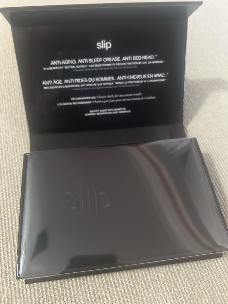 SLIP Queen Size Pillowcase Black