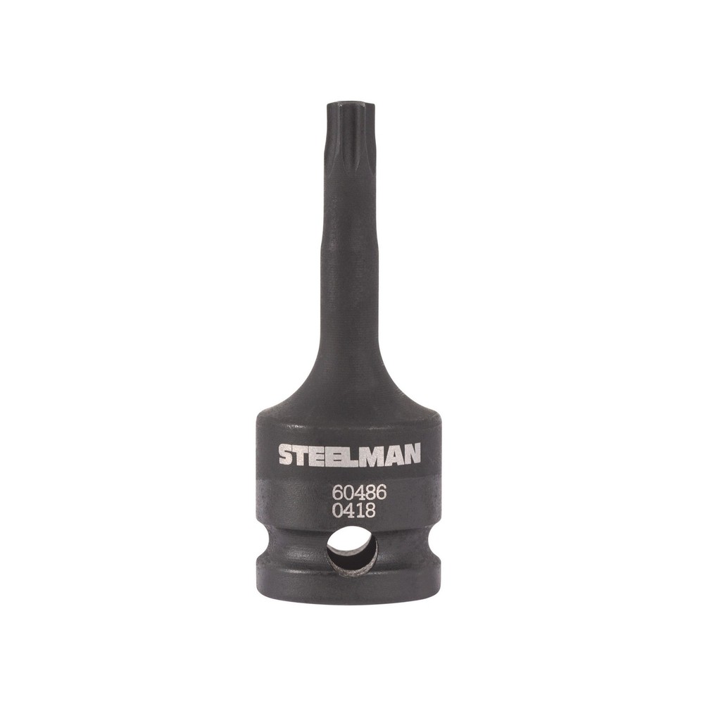 Steelman T27 Security Torx 3/8-in Drive Socket Bit, Tamper-resistant 60486