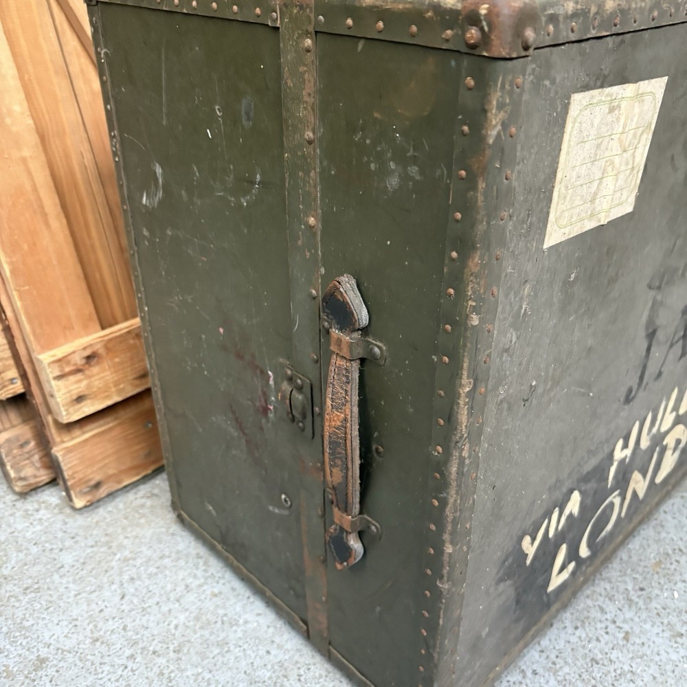 WW2 Era US Navy Hartmann Seapack Travel Trunk Case