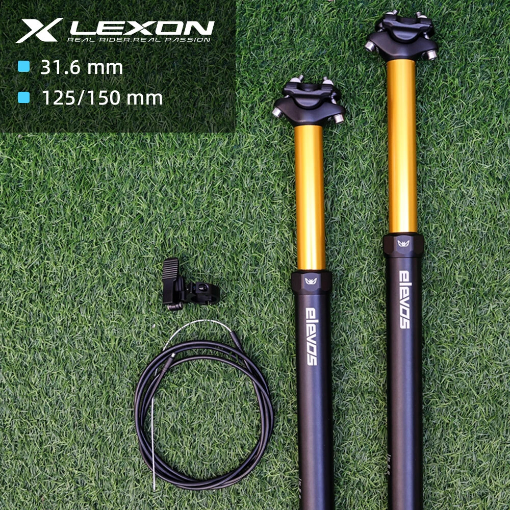 MTB Dropper Seatpost 31.6mm 125mm/150mm Down Pull Internal Cable Remote Control