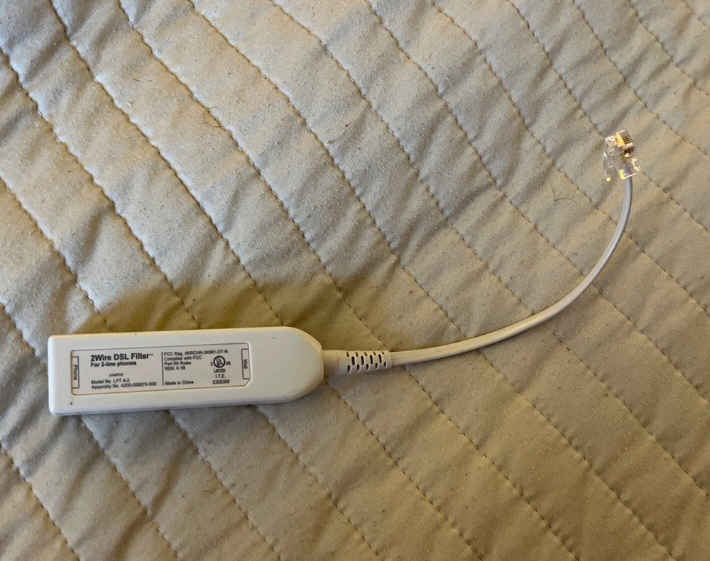 2Wire DSL Filter for 2-Line Phones