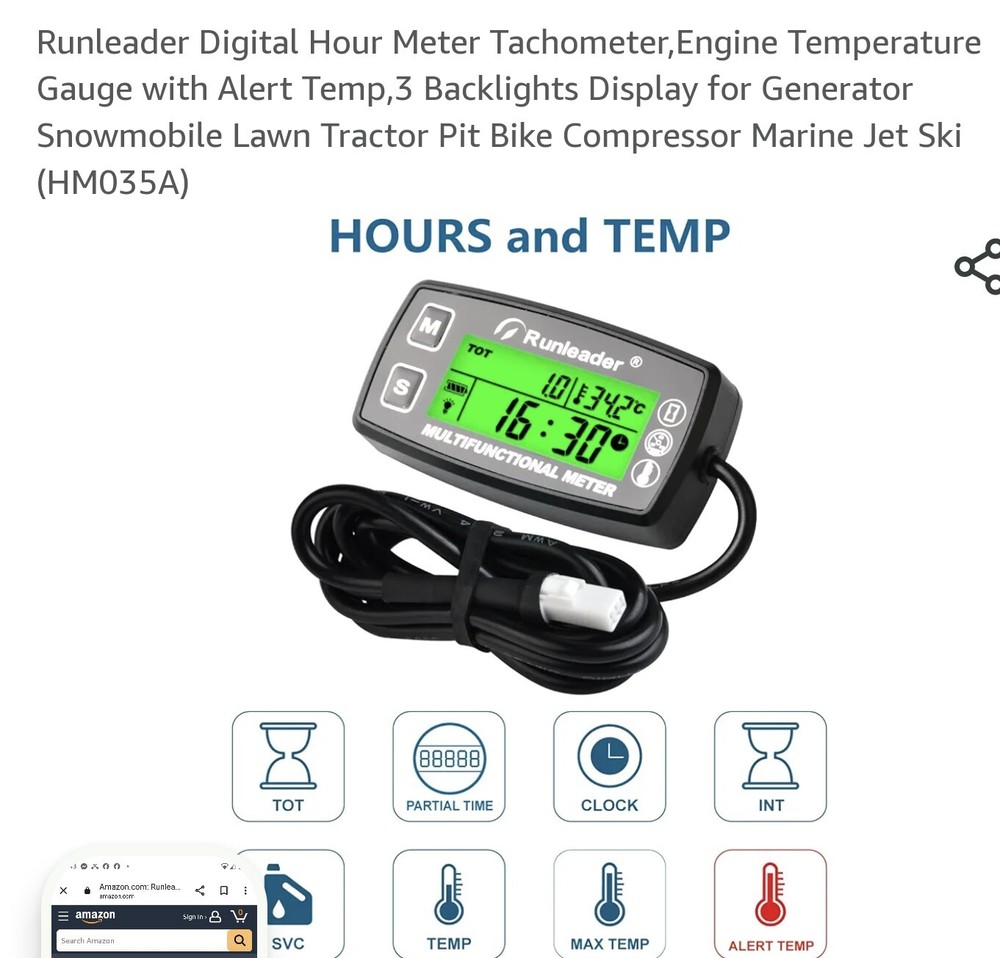 Runleader Multifunctional Meter