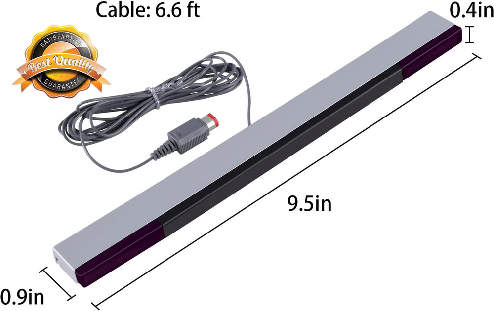 Wired Infrared Sensor Bar Replacement for Wii and Wii U Console