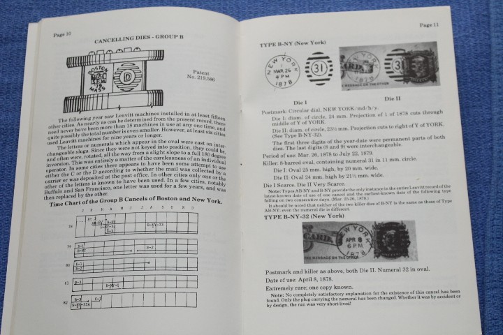 Descriptive Catalog Leavitt Machine Cancellations Stratton 1985 BlueLakeStamps