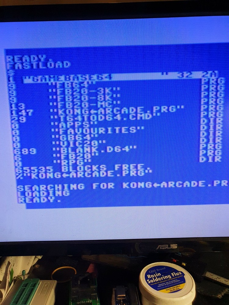 Commodore 64 SD Card Reader (SD2IEC) and Epyx Fastload Cartridge combo  C64