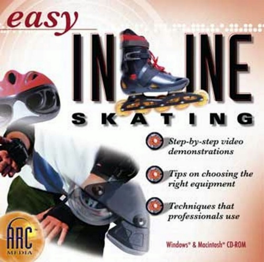 Easy Inline Skating Tips Techniques Video Instruction PC Software Sealed New