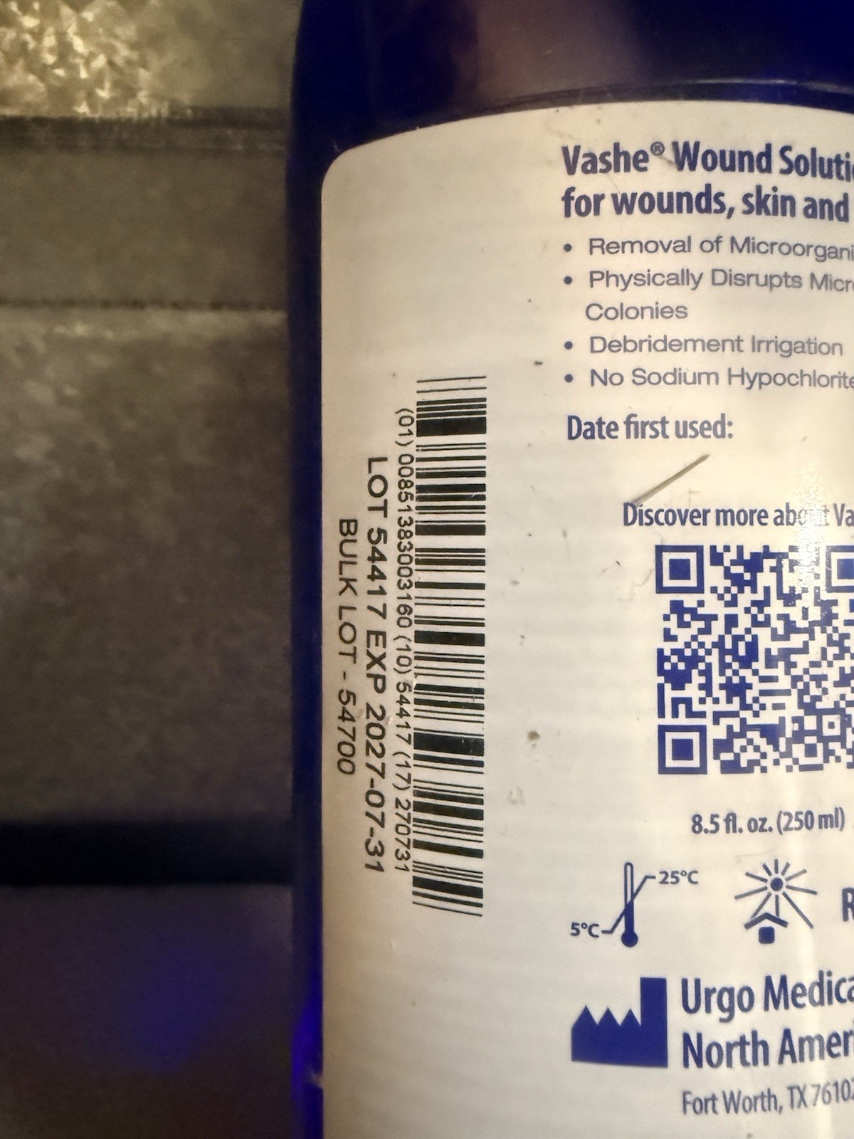 Vashe Skin Wound Solution RX - 8.5 oz. Bottle ( 3 Bottle Special-FREE SHIPPING)